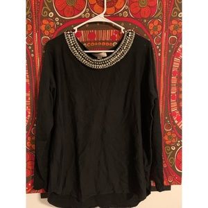 Michael kors studded design sweater